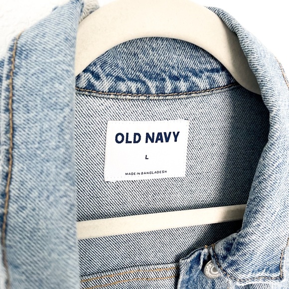 Old Navy Jean Jacket L - Picture 2 of 3